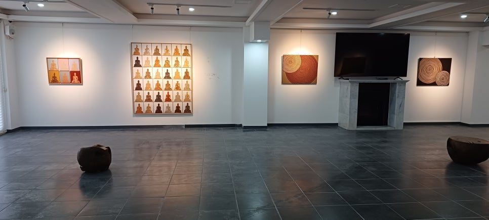 김영희 개인 초대전 · 민정옥 개인 초대전 전시 사진 1